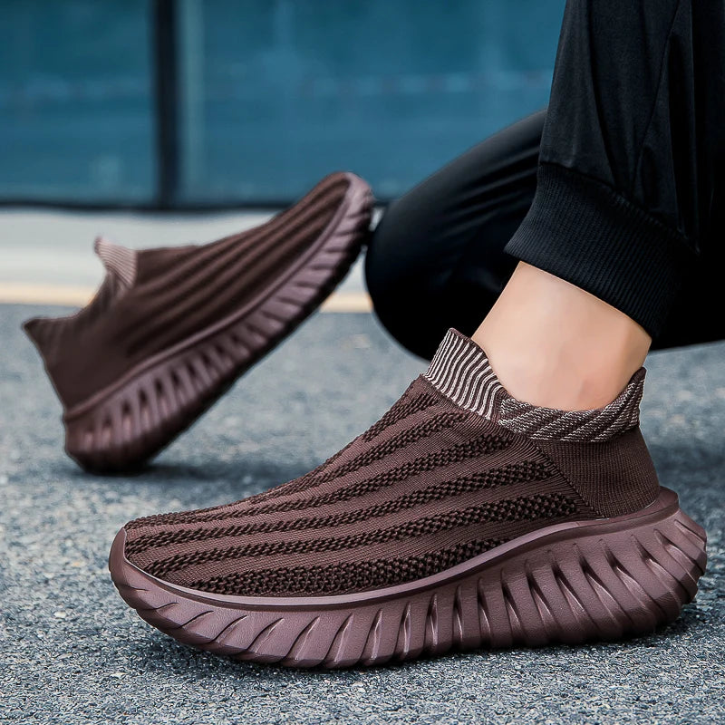 Platform Slip-On Sneakers - Comfortable Tennis Trainers