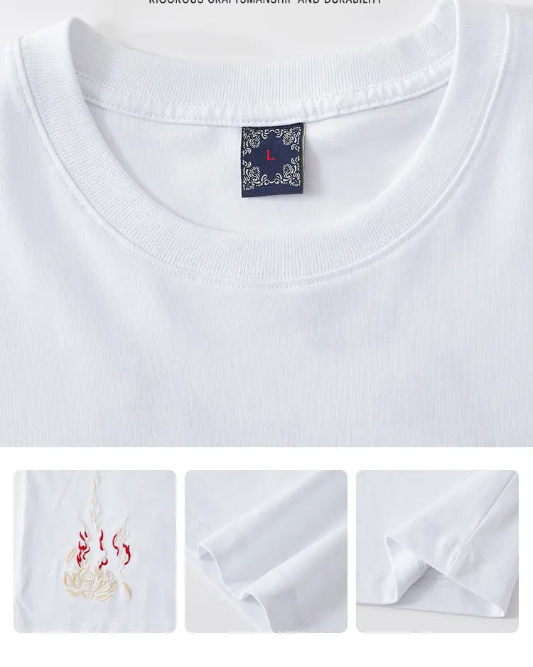 Phoenix Embroidered T-Shirt
