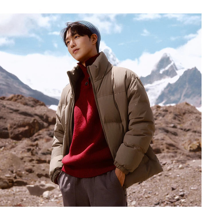 Unisex Windproof Waterproof Puffer Jacket - Winter Cold-Proof Outerwear