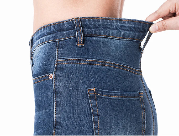 Women's Plus Size High Waist Stretchy Pencil Jeans