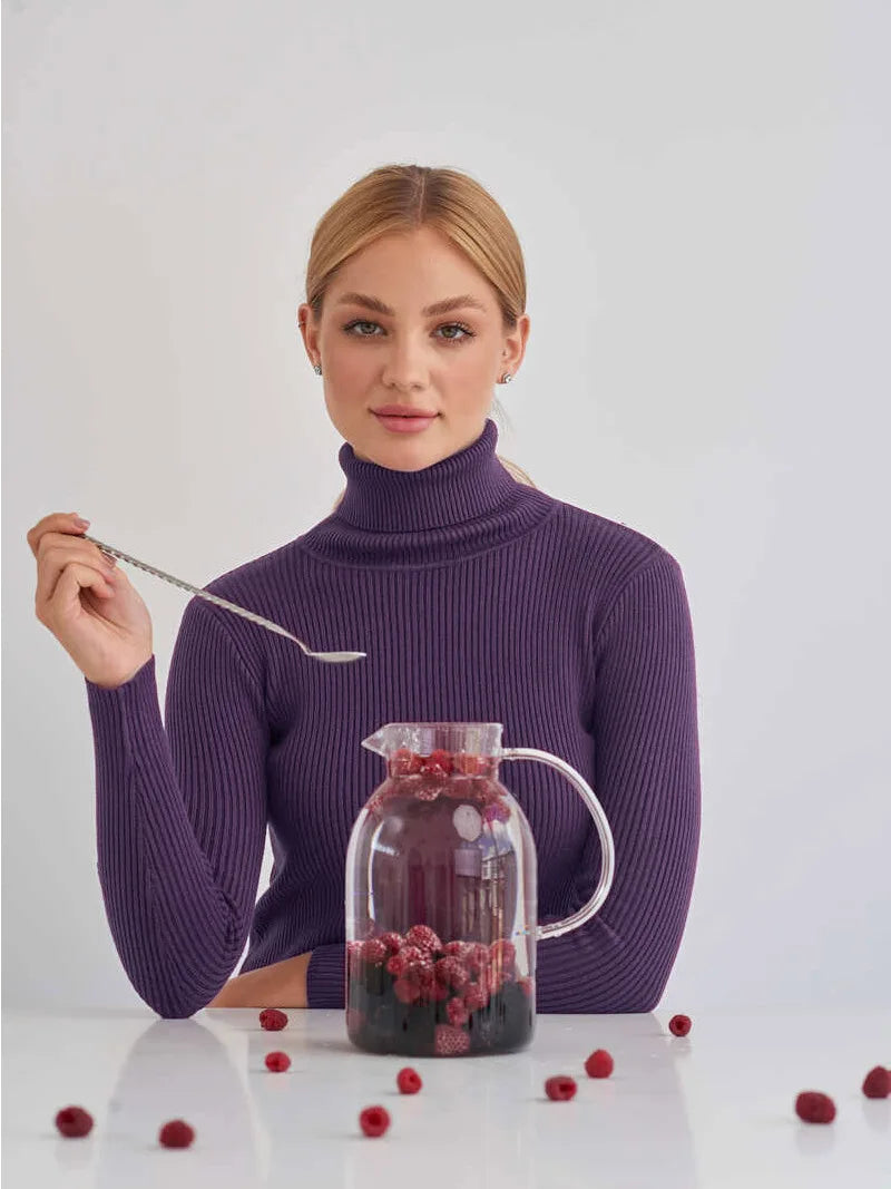 Women's Knitted Pullover Turtleneck