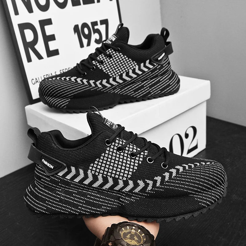 Men's Casual Platform Sports Shoes Breathable Sneakers