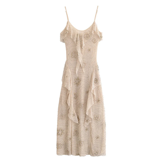 Women's Summer Printed Temperament Sleeveless Camisole Dress