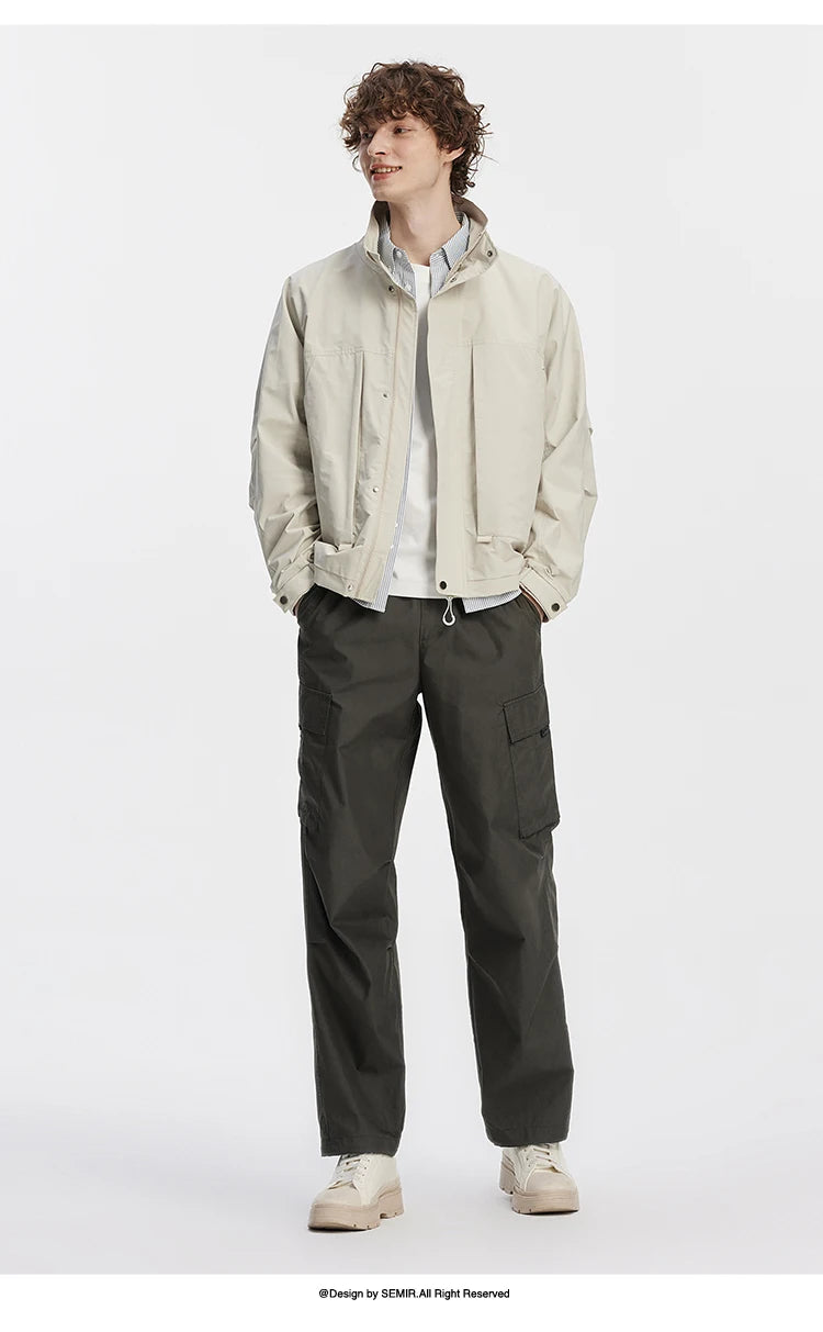 Loose Straight Leg Workwear Trousers - Outdoor Trendy Autumn Pants