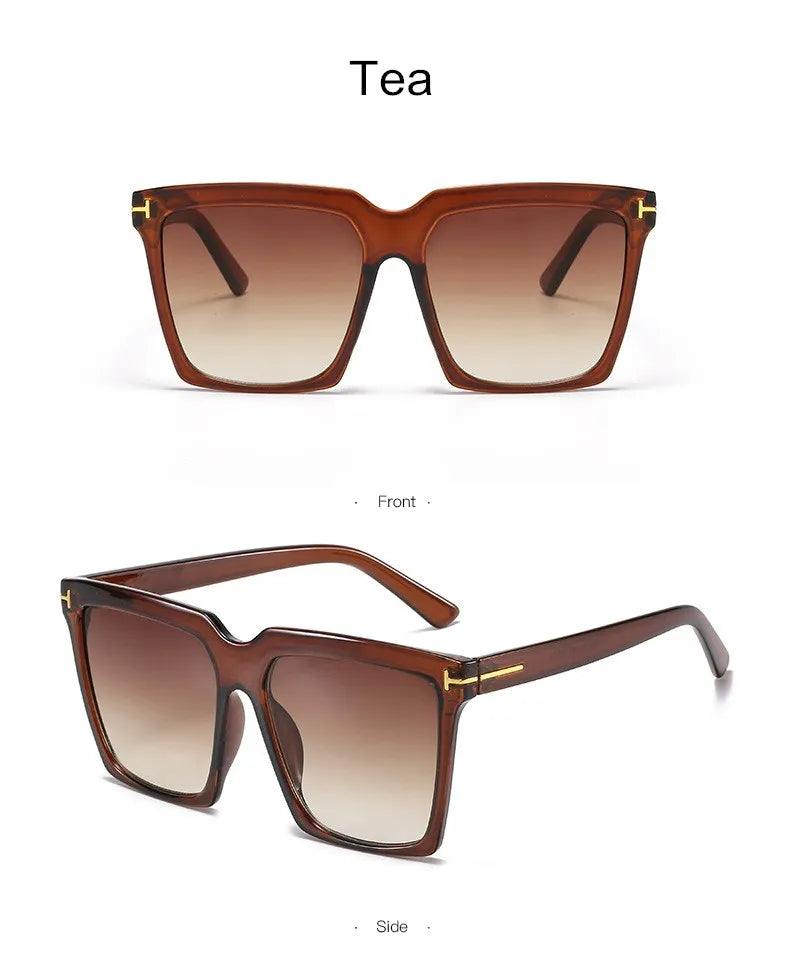 Women's Octagonal Sunglasses - Fun Personalized Retro Frameless Shades