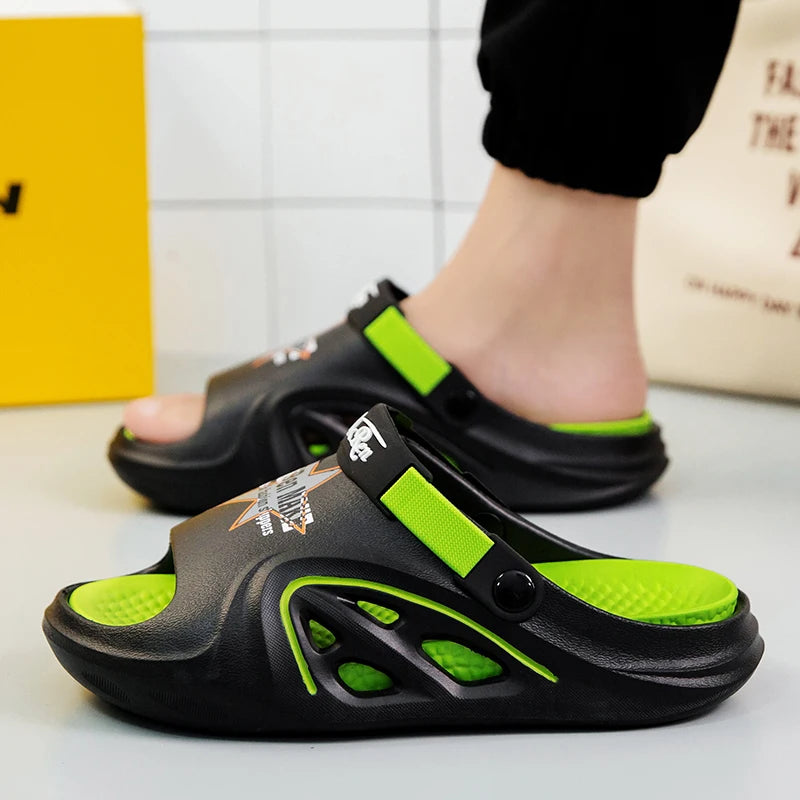 Men's Summer Slippers Platform Casual Sandals Flip Flops Slippers