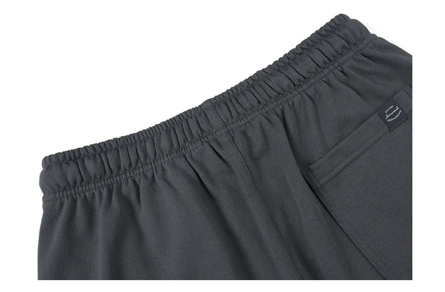 Men's 390gsm Fabric Jogger Casual Drawstring Elastic Waist Workout Running Shorts