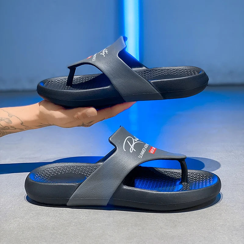Men's  Summer Flip Flops EVA Platform Outdoor Breathable Sandals Clogs Waterproof Beach Slippers Slides