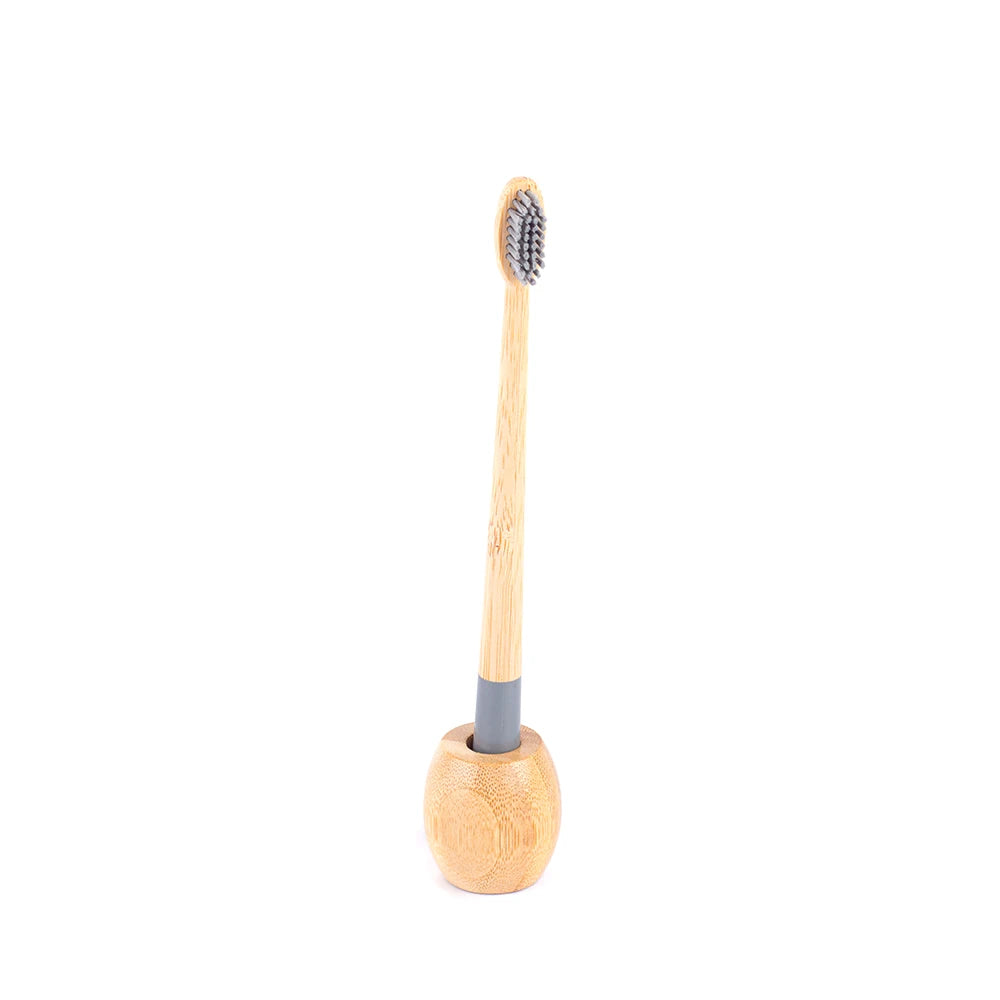 2Pcs Sets Toothbrush and Toothbrush Bamboo Vegan Set