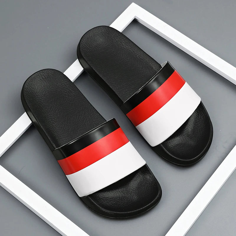 Men's Summer Slippers Sports Quick Dry Beach Sandals Flip Flops Slides