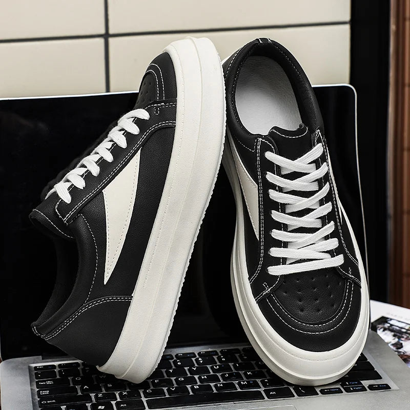 Men's Casual Sneakers - Personalized Design Skateboard Running Trainers