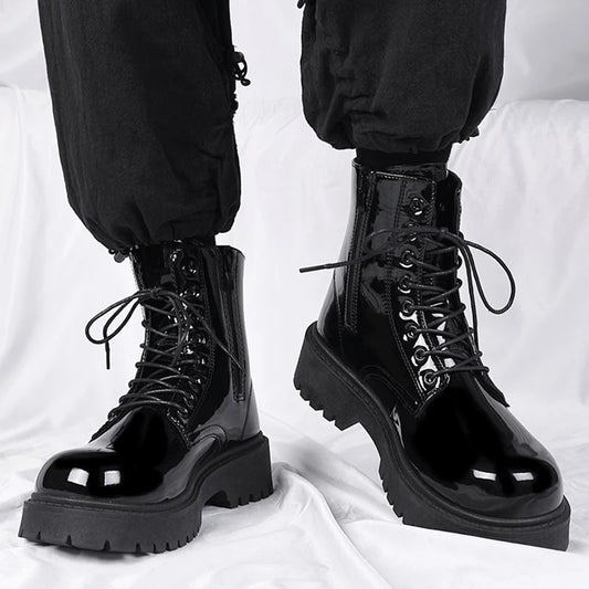 Men's Platform Genuine Leather Boots