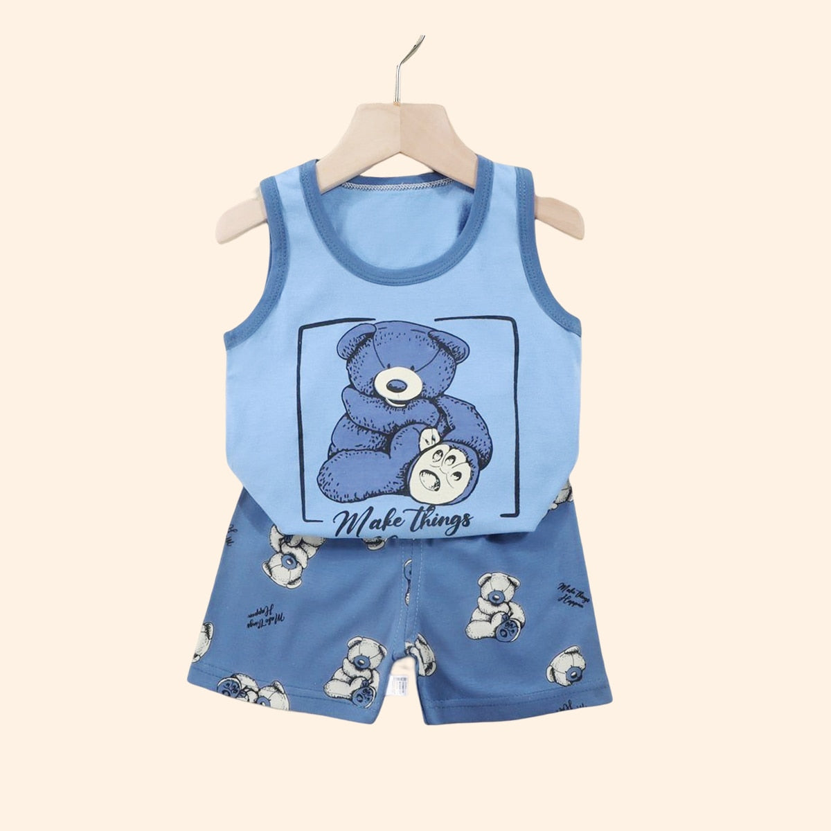 2PCS Children's Boy's Vest Set