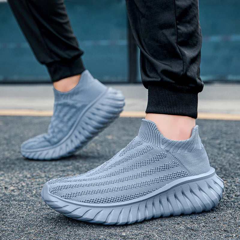 Platform Slip-On Sneakers - Comfortable Tennis Trainers