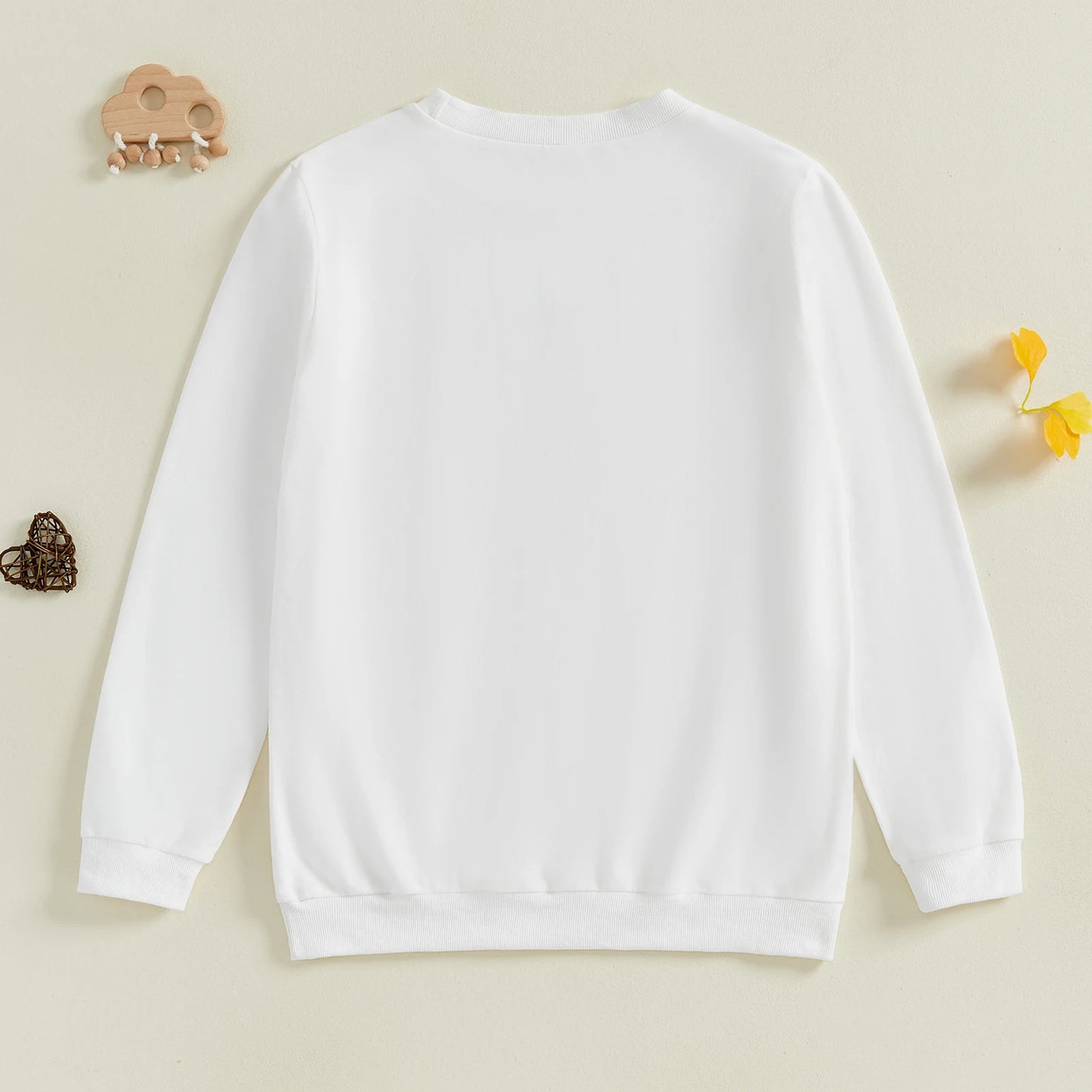 Family Matching Baby Sweatshirt - Long Sleeve Bow Embroidery Pullover