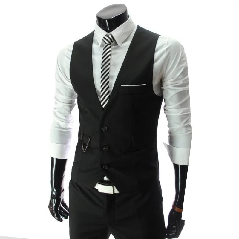 Men Sleeveless Waistcoat