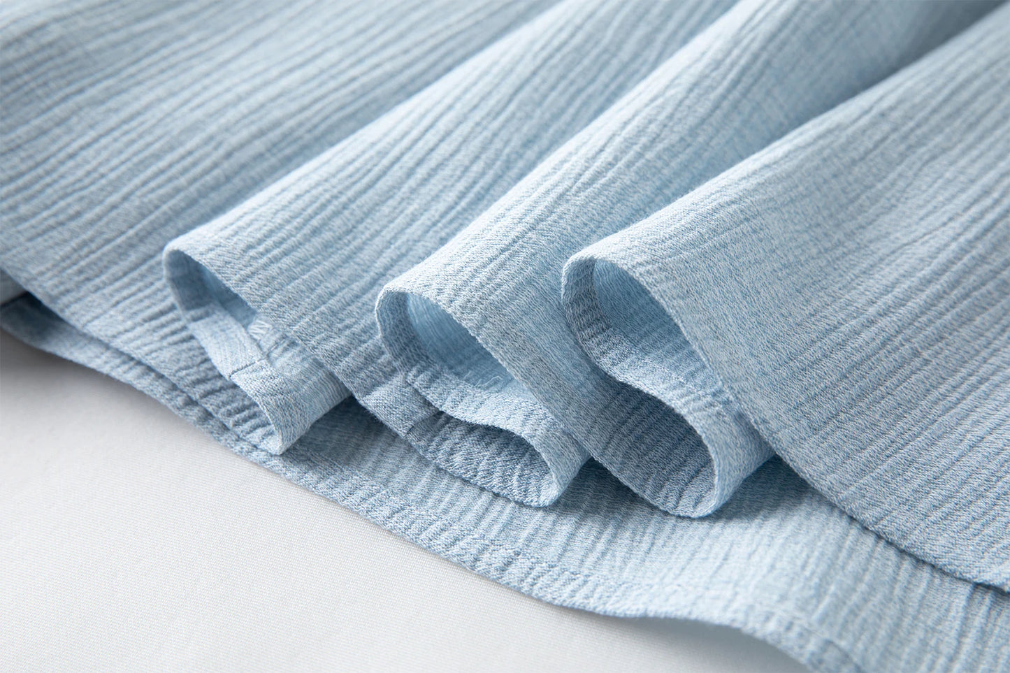 Pleated A-Line Midi Skirt - Textured White Long Skirt