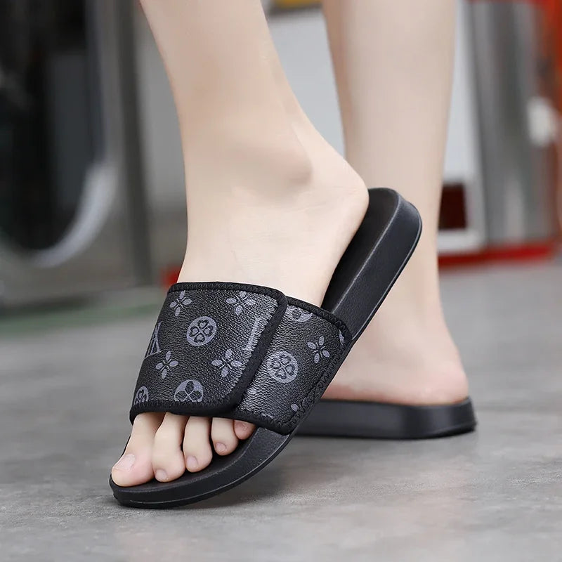 Men's Summer Slippers Sport Slides Quick Dry Beach Sandals  Flip Flops
