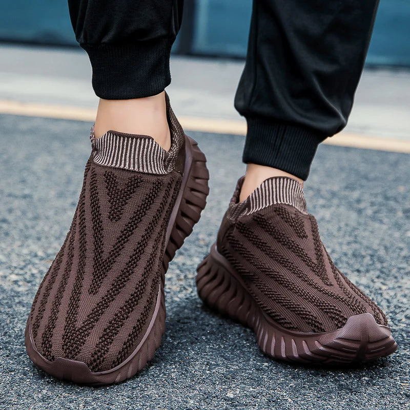 Platform Slip-On Sneakers - Comfortable Tennis Trainers