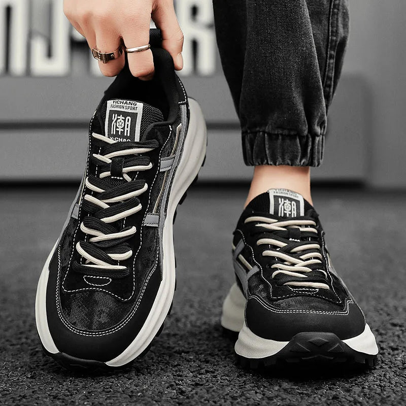 Casual Platform Sneakers - Men's Running & Tennis Shoes