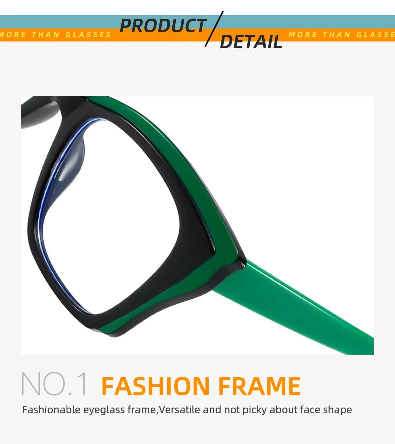 Women's Cat Eye Blue Light Blocking Glasses - Vintage Oversized Eyewear