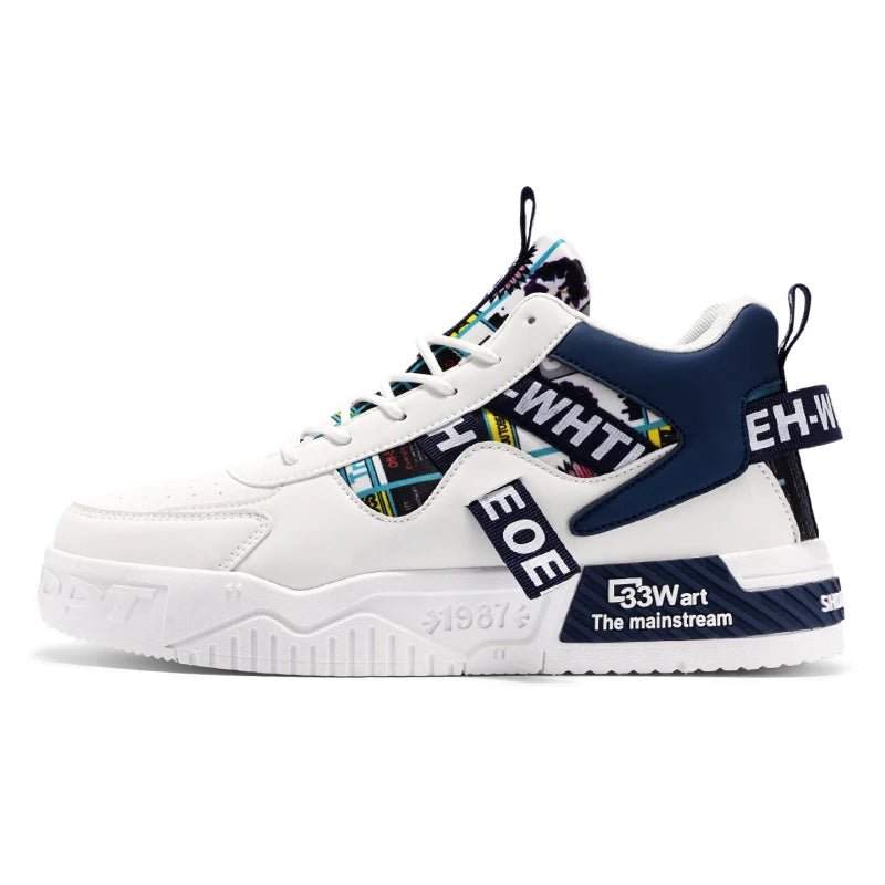 Men's Casual Versatile   Sports Lace Up Vulcanized Sneakers