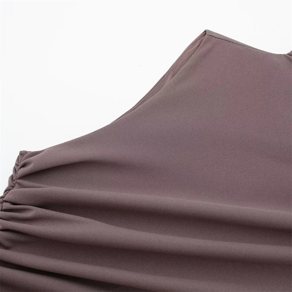 Pleated Maxi Dress