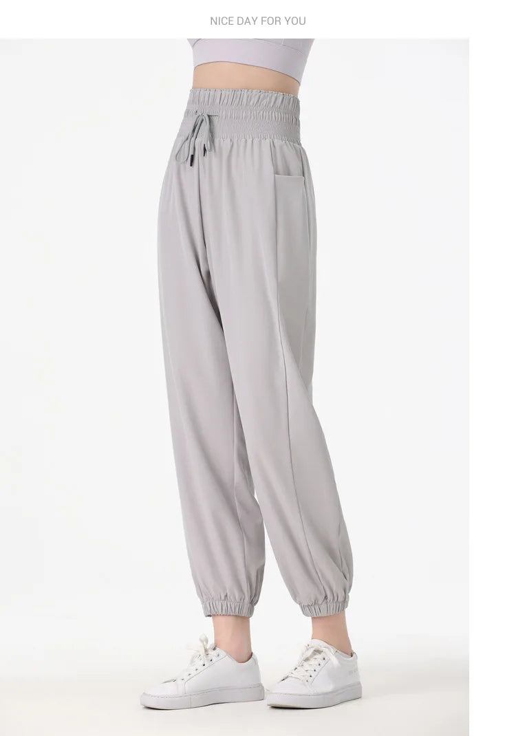 Women's High Waist Jogger Running Pants