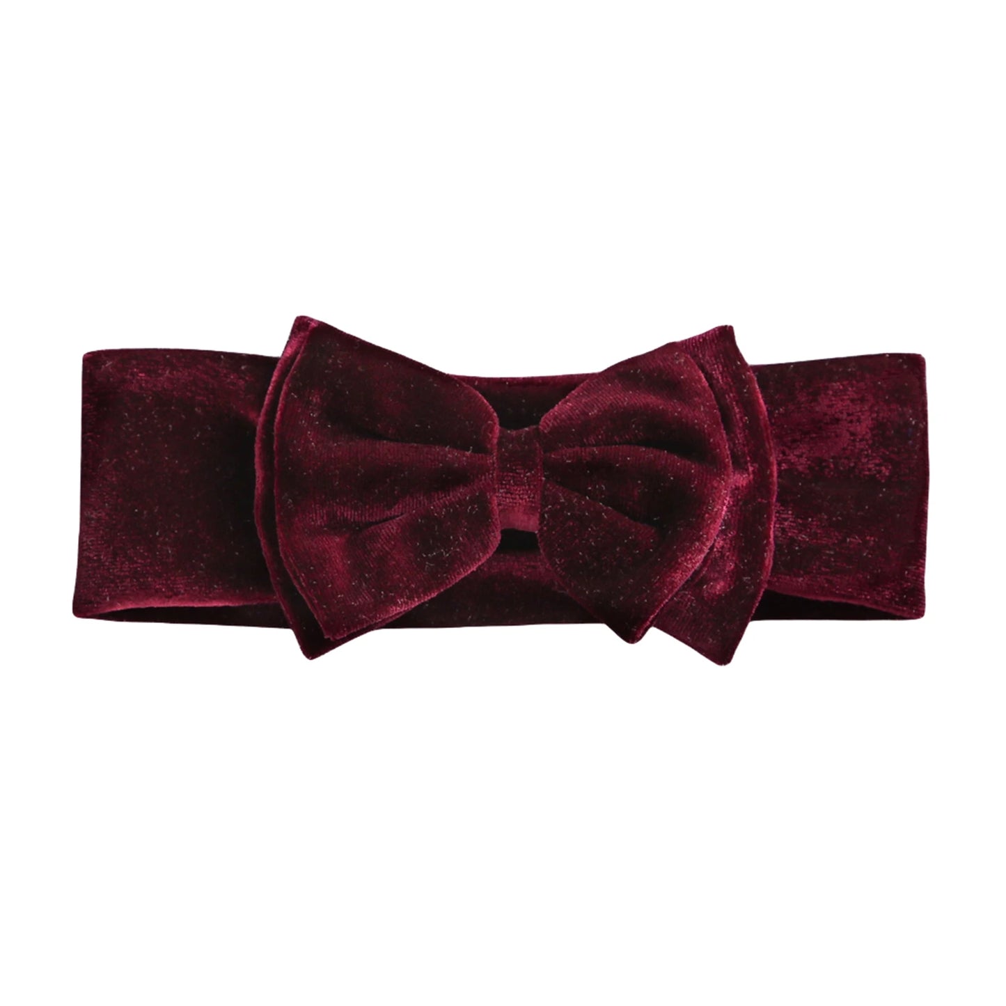 Toddler Baby Girls Bow Headbands Soft Stretchy Velvet Hairbands Hair Accessories