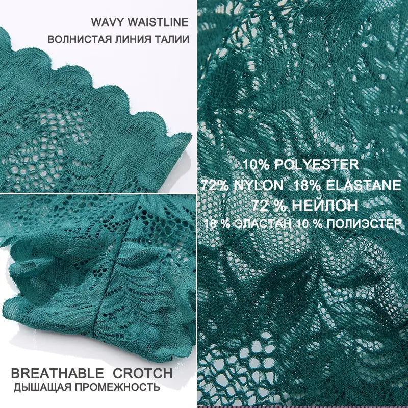 Women's Floral Lace Briefs 3-Pack