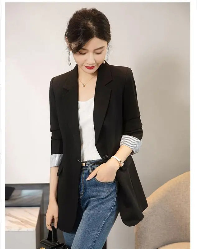 Women's Long Sleeve Spring Casual Blazer