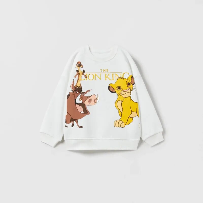 Children's Long-sleeved Cotton Sweatshirt