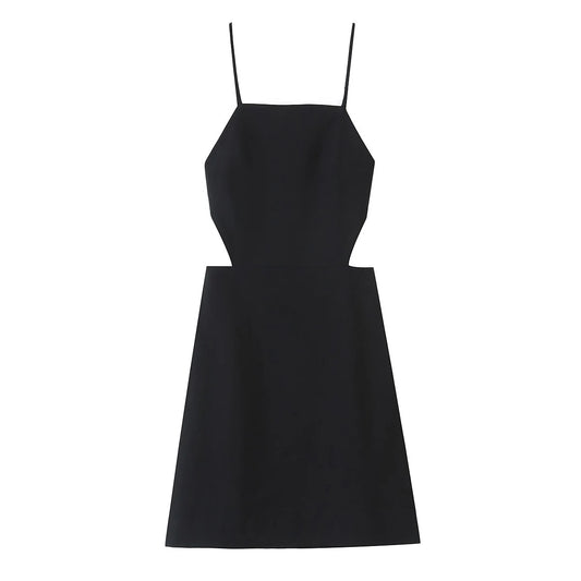 Women's Summer Waist Hollow Out Suspender Dress - Sexy Waist Cinching Slimming