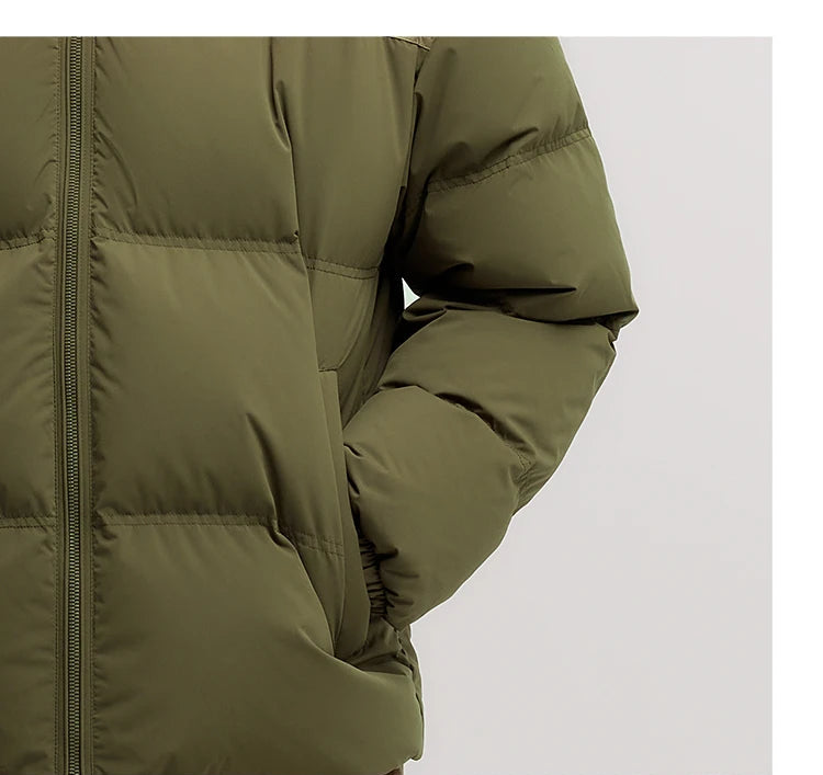 Unisex Windproof Waterproof Puffer Jacket - Winter Cold-Proof Outerwear