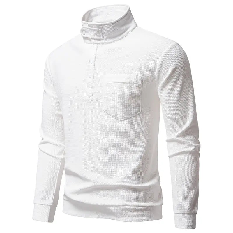 Men's Retro Stand Collar Sweatshirt