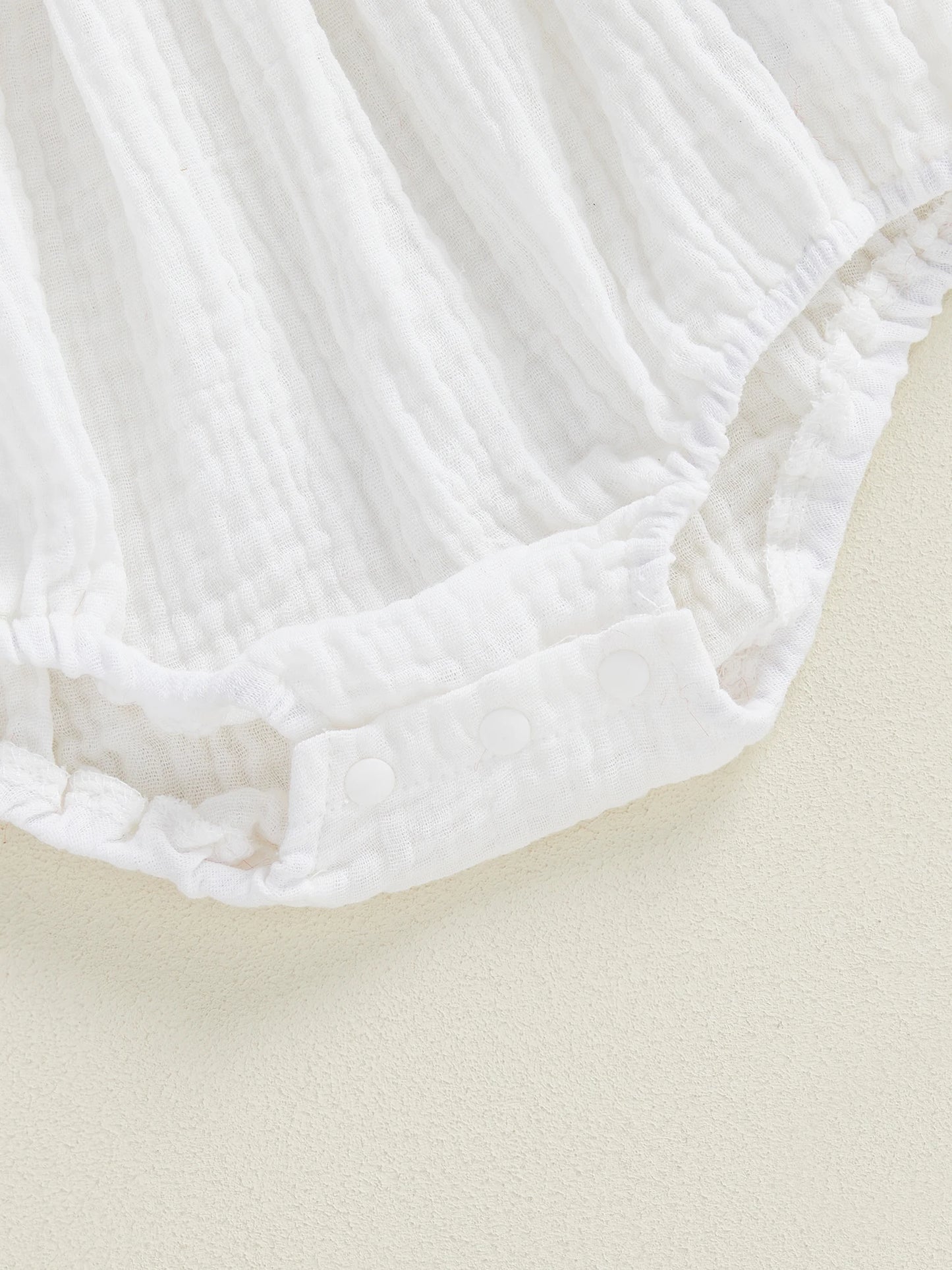 Baby Romper Set - Long Sleeve Smocked Jumpsuit with Headband