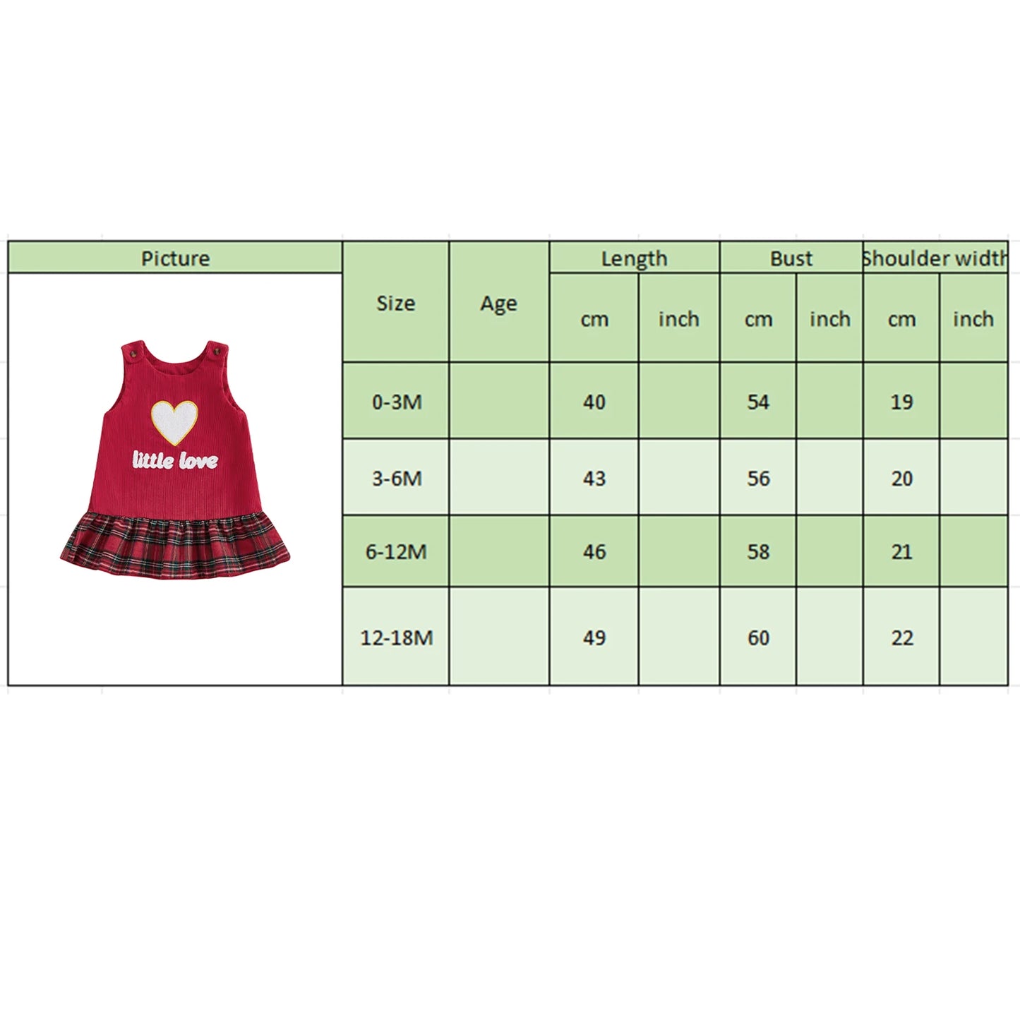 Baby Girls Valentine's Day Heart Embroidered Sleeveless Layered Ruffle Overall Dress