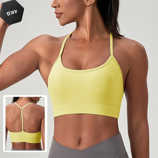 Sports Bra Crop Top - Buttery Soft Yoga Bra