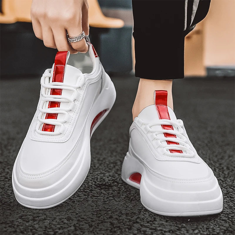 Men's Air Cushion  Vulcanized Skateboard Sports Trainers Outdoor Casual Sneakers