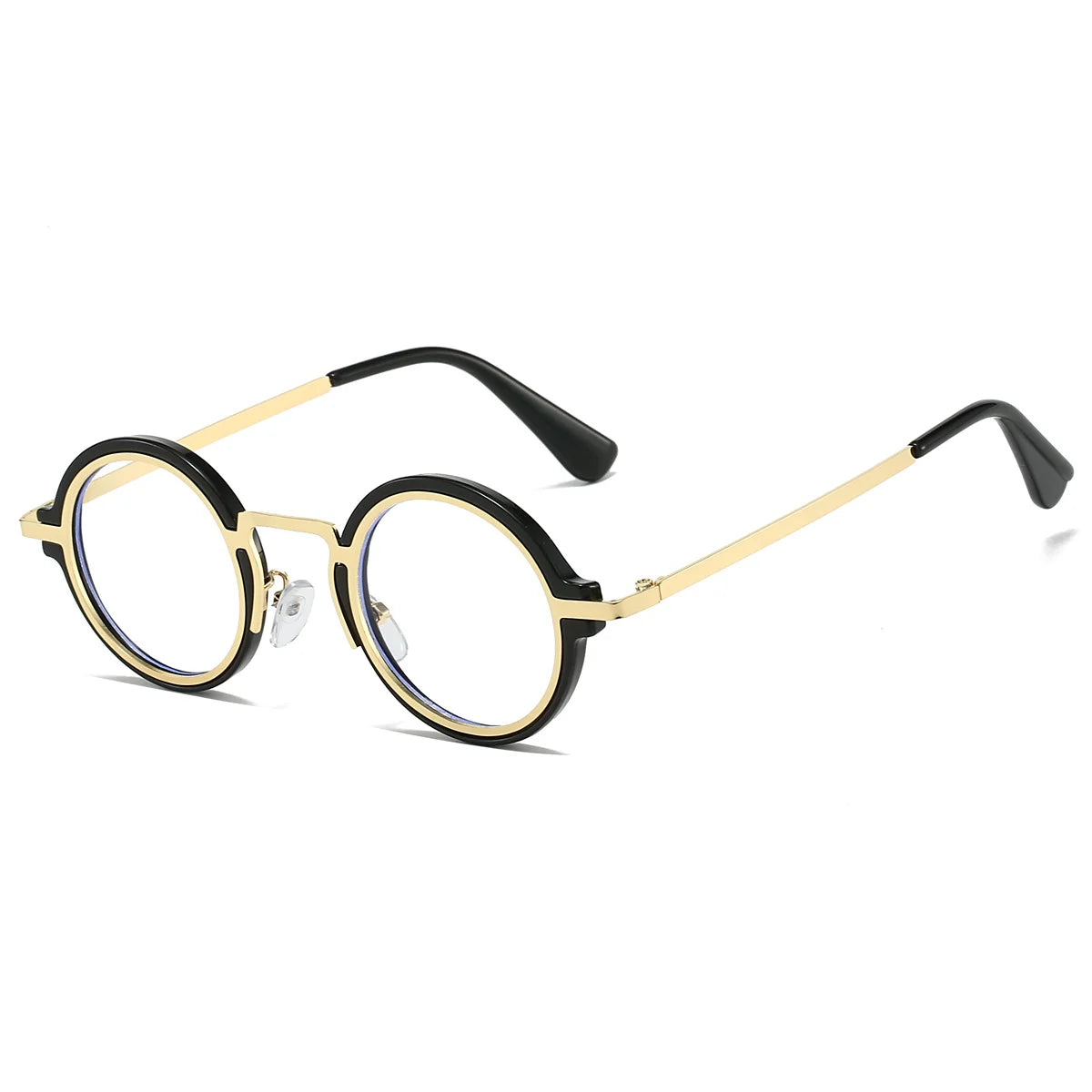 Punk Round Glasses - Blue Light Blocking Eyewear for Men & Women