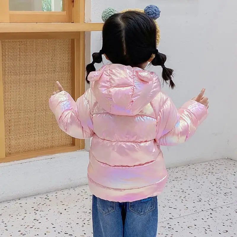 Children's Warm Hooded Coat Jacket