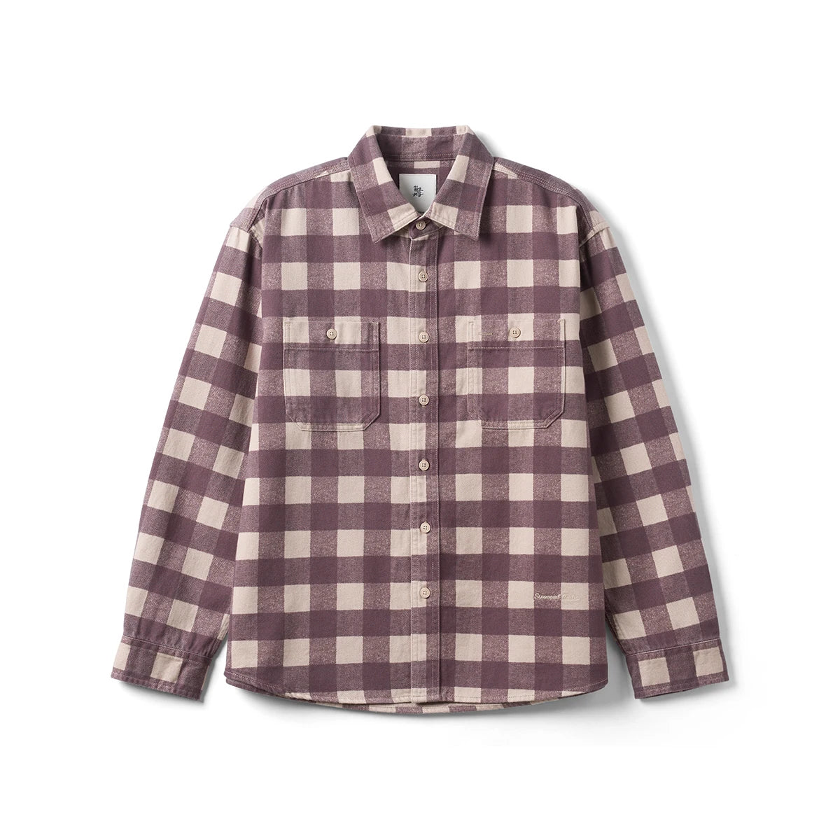 Men's Loose Plaid 8oz Washed Vintage Fabric Casual Check Shirt