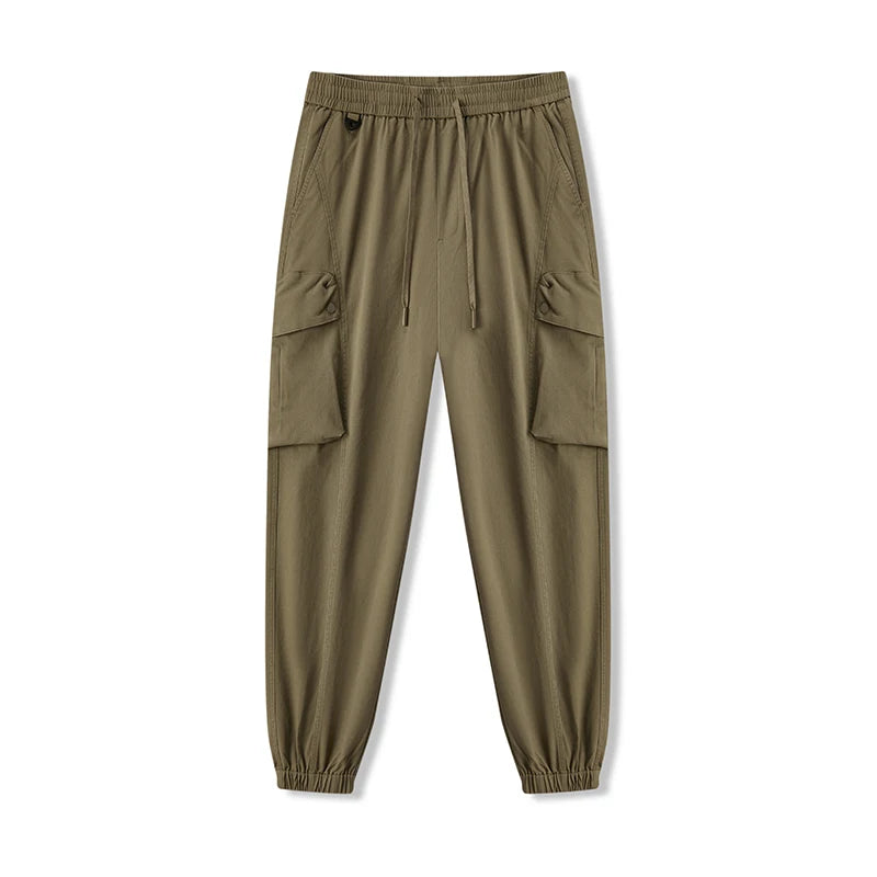 Loose Fit Cargo Jogger Pants - Trendy Streetwear Long Trousers