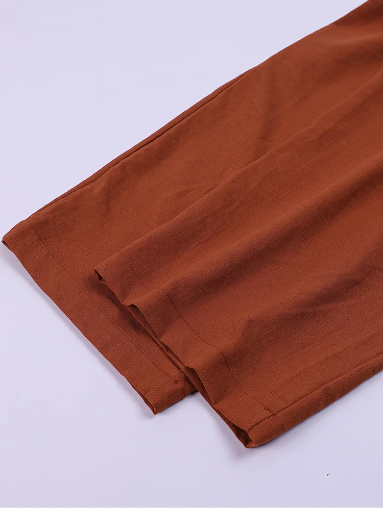 Women's Sleeveless Suspender Jumpsuit - Slim Fit Casual Pocket Jumpsuit