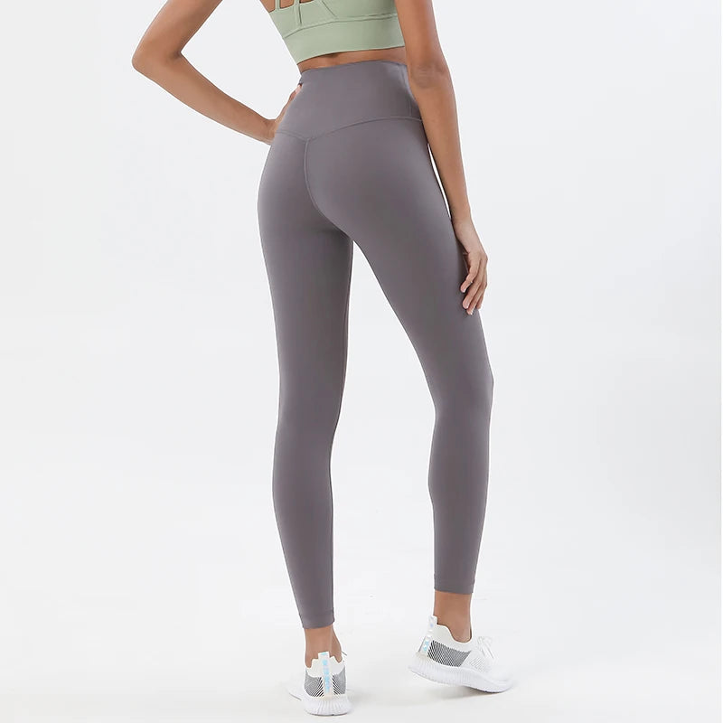 High Waist Gym Leggings - Soft Breathable Yoga Pants for Women