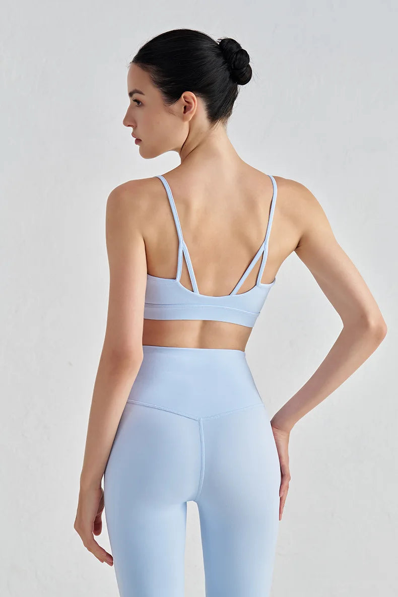 Kitten Ears Yoga Bra Top - Removable Pads & Adjustable Straps