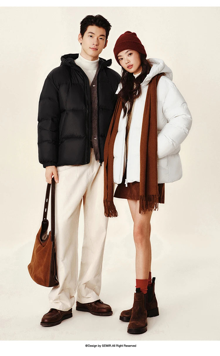 Men's Thermal Three-Proof Hooded Down Jacket - Winter Outerwear