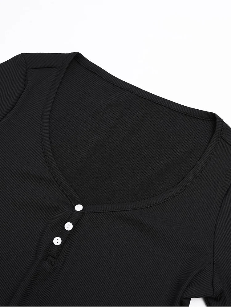 Women's Autumn Two-Piece Set - Long Sleeve T-Shirt & Straight Pants