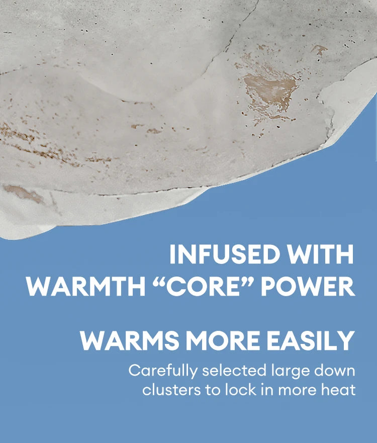 Women's Long Down Jacket - Three-Proof Hooded Winter Coat Loose Fit