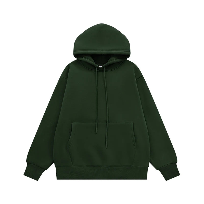 Unisex 350G Fleece  Velvet Warm Hoodie